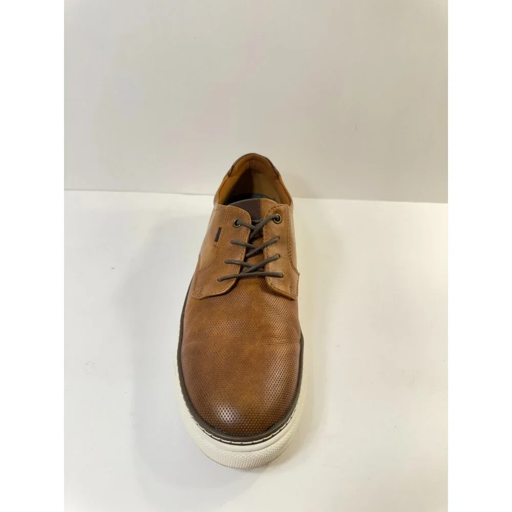 Crown Vintage Mens Dress Shoes Brown Leather US 10